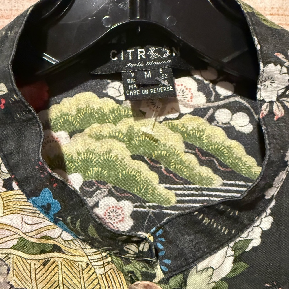 Citron Black Multicolor Floral Women's Jacket - Picture 2 of 5